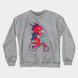 Dragon Biker Crewneck Sweatshirt